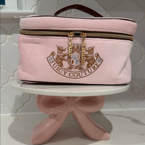 Juicy Couture Handbags - Juicy Couture Light Pink Cosmetic Case
